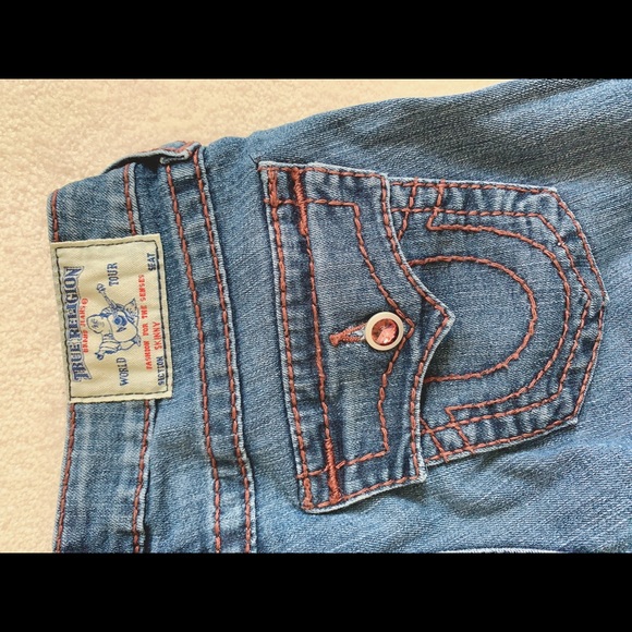 True Religion Jeans with Pink Crystals - Picture 5 of 6